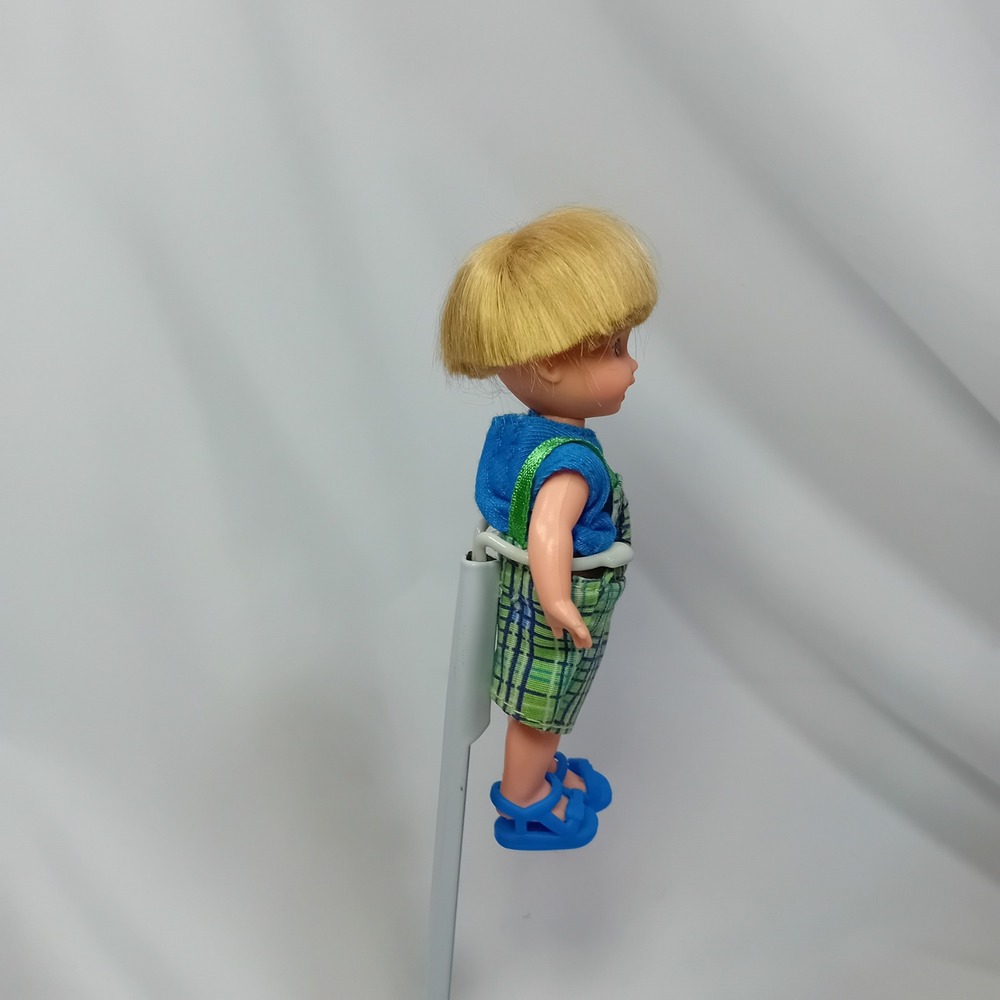 1996 VTG Y2K Tommy Baby Brother Of Ken Kelly Barbie Friend Babydoll Redressed 4" - Picture 6 of 14